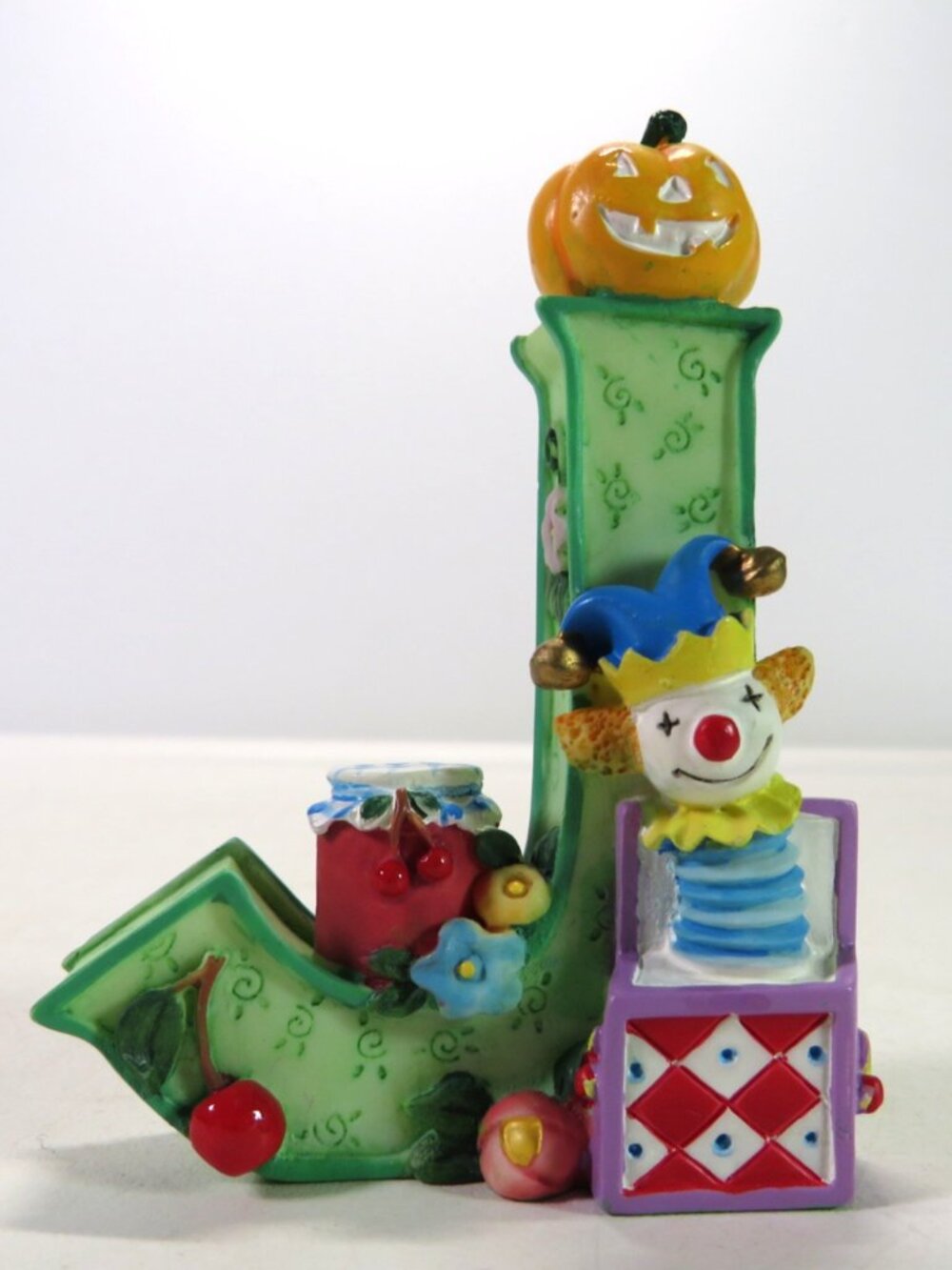 Mary Engelbreit letter "J" resin alphabet 1999 3.25" tall NO CHIPS